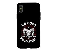 No Gods No Masters Satanic Baphomet Case for iPhone X/XS