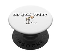 No Golf Today Broken Club Sad Day Golfer No Round Fun PopSockets Adhesive PopGrip