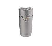 No Golf Today Broken Club Sad Day Golfer No Round Fun Stainless Steel Insulated Tumbler