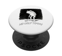 No Golf Today Funny Frog Golfer Lovers PopSockets Adhesive PopGrip