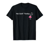 No Golf Today Funny Pink Coquette Bow Golf Lovers T-Shirt