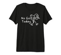No Golf Today Funny Sad Stickman Golfer Premium T-Shirt