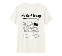 No Golf Today Funny Stickman Golfing Golfer Premium T-Shirt