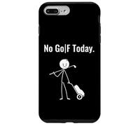 No Golf Today Sad Stick Man Dragging A Golf Bag Case for iPhone 7 Plus/8 Plus
