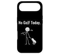 No Golf Today Sad Stick Man Dragging A Golf Bag Case for iPhone Air
