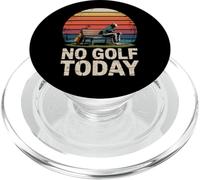 No Golf Today Sarcastic Golfer Sad Stick Man Golfing Joke PopSockets PopGrip for MagSafe