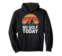 No Golf Today Sarcastic Golfer Sad Stick Man Golfing Joke Pullover Hoodie