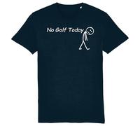No Golf Today Tee Fun Golfing Unisex Shirt Blue