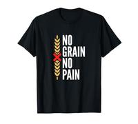 No Grain No Pain Gluten Free Celiac Disease Funny T-Shirt