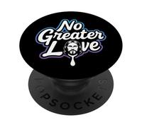 No Greater Love Jesus - Vintage Christian Faith PopSockets Adhesive PopGrip