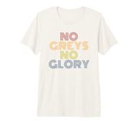 No Greys No Glory UFO Fan Retro Premium T-Shirt