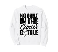 No Guilt in the Cancer - Lung cancer awareness Sweatshirt