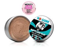 NO GUNK 100% Natural Hair Styling Clay For Men - Strong Hold - Matte Finish - Natural & Organic Ingredients - Matte Lava Clay (50g, Rosemary • Tea Tree • Cedarwood)