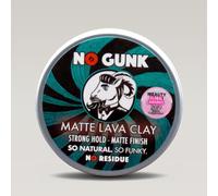 NO GUNK 100% Natural Hair Styling Clay For Men - Strong Hold - Matte Finish - Natural & Organic Ingredients - Matte Lava Clay (Original, 50g)