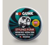 NO GUNK Styling Funk - 100% Natural Styling Wax/Pomade for Hair & Beard - Medium Hold - Natural & Organic Ingredients - Winner, Best Male Hair Product 2018, PURE Beauty Global Awards (Unscented, 50g)