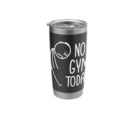 No Gym Today for Gym Lovers Stainless Steel Insulated Tumbler