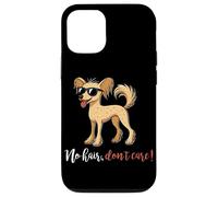 No Hair Don't Care Chinese Crested Dog Owner Puppy Dog Lover Case for iPhone 12/12 Pro
