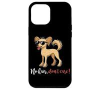 No Hair Don't Care Chinese Crested Dog Owner Puppy Dog Lover Case for iPhone 12 Pro Max