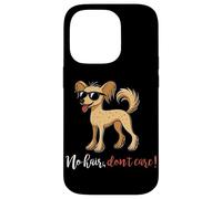 No Hair Don't Care Chinese Crested Dog Owner Puppy Dog Lover Case for iPhone 14 Pro