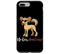 No Hair Don't Care Chinese Crested Dog Owner Puppy Dog Lover Case for iPhone 7 Plus/8 Plus