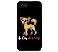 No Hair Don't Care Chinese Crested Dog Owner Puppy Dog Lover Case for iPhone SE (2020) / 7 / 8