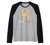 No Hair Don't Care Chinese Crested Dog Owner Puppy Dog Lover Raglan Baseball Tee