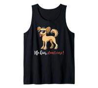 No Hair Don't Care Chinese Crested Dog Owner Puppy Dog Lover Tank Top