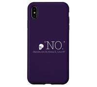 "NO" HAMLET ACT III SCENE LINE 87 Shakespeare Meme Quote Case for iPhone XS Max