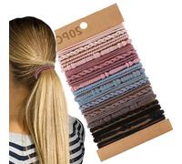 No Harmful Hair Bands Boho Bracelets No Harmful Ntage Twenty-Five Pieces Ponytail Ties for Girls, Running, Work, Faces,