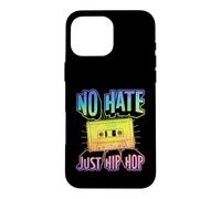 No Hate Just Hip Hop Cassette Tape Graphic Case for iPhone 16 Pro Max