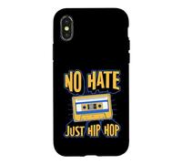 No Hate Just Hip Hop Cassette Tape Graphic Case for iPhone X/XS