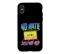 No Hate Just Hip Hop Cassette Tape Graphic Case for iPhone X/XS