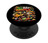 No Hay Bronca Kids Cinco De Mayo Fiesta Taco Pinata Gift PopSockets Adhesive PopGrip