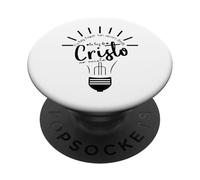 No hay lugar tan oscuro donde la luz de Dios no brille PopSockets Adhesive PopGrip