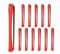 No Heat Hair Curlers, Heatless Hair Curling Iron - 12x Curling Rods with Rubber Bands | Heatless Tool, Portable for Home and Travel Use