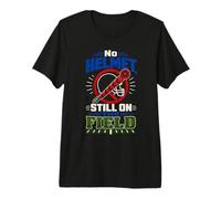 No Helmet Still On The Field Sideline Dad Premium T-Shirt