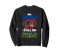 No Helmet Still On The Field Sideline Dad Sweatshirt