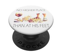 No Higher Place Than At His Feet Revelation 4 10 PopSockets Adhesive PopGrip