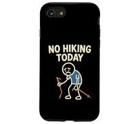 No Hiking Today Funny Sad Stick Man Hike Hiker Case for iPhone SE (2020) / 7/8