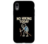 No Hiking Today Funny Sad Stick Man Hike Hiker Case for iPhone XR