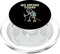 No Hiking Today Funny Sad Stick Man Hike Hiker PopSockets PopGrip for MagSafe
