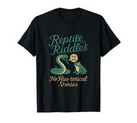 No Hiss-terical Stories Snake Frog Design T-Shirt