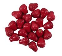 No-Hole Resin Fruit Beads, 10pcs, for Jewelry Making | Colorful Resin, No Holes, 13-21 mm x 14-16 mm, DIY Drilling Required, Necklace Bracelet Crafts, Apple 1 Style