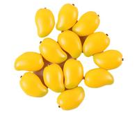 No-Hole Resin Fruit Beads, 10pcs, for Jewelry Making | Colorful Resin, No Holes, 13-21 mm x 14-16 mm, DIY Drilling Required, Necklace Bracelet Crafts, Apple 1 Style