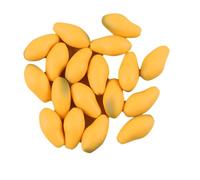 No-Hole Resin Fruit Beads, 10pcs, for Jewelry Making | Colorful Resin, No Holes, 13-21 mm x 14-16 mm, DIY Drilling Required, Necklace Bracelet Crafts, Apple 1 Style