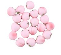 No-Hole Resin Fruit Beads, 10pcs, for Jewelry Making | Colorful Resin, No Holes, 13-21 mm x 14-16 mm, DIY Drilling Required, Necklace Bracelet Crafts, Apple 1 Style
