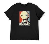 No Hope Marvin The Hitchhikers Guide to The Galaxy Men's T-Shirt Black Unisex Mens Tees 3XL