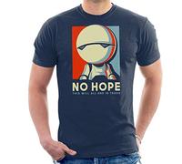 No Hope Marvin The Hitchhikers Guide to The Galaxy Men's T-Shirt Navy Blue