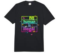 no Human is Illegal - THE Original Comfort Colors Adult Heavyweight T-Shirt