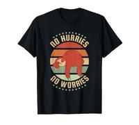 No Hurries No Worries, Sleeping Sloth T-Shirt